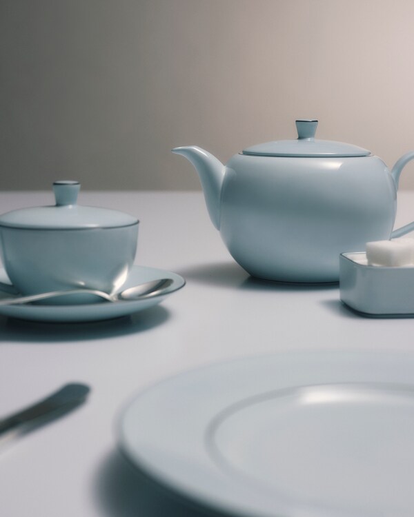 陶瓷茶壶 - 青瓷 - 青花瓷浅蓝色 陶瓷茶壶 - 青瓷 - 青花瓷浅蓝色