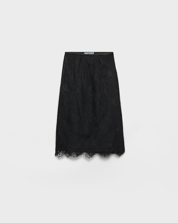 Lace pencil skirt - Black Lace pencil skirt - Black