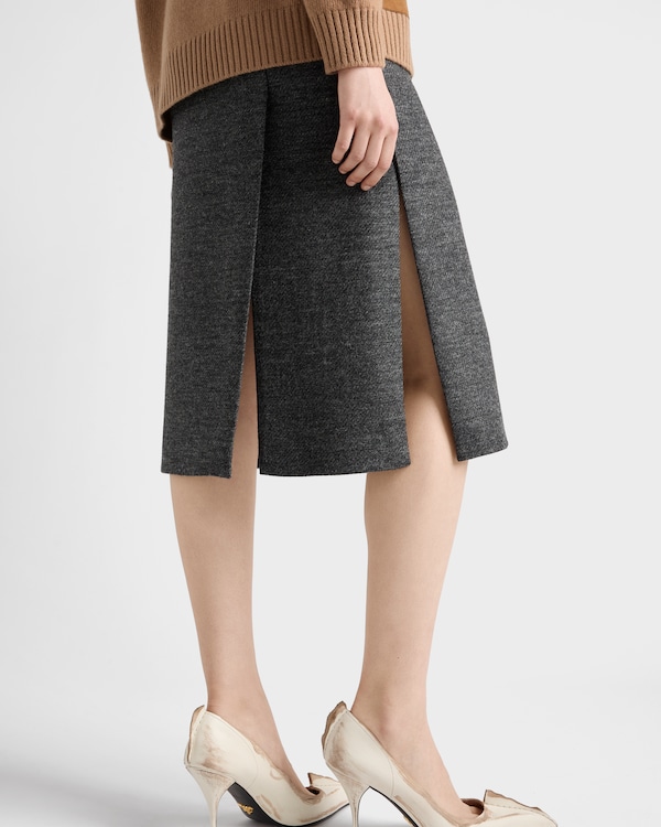 Rush stitch skirt - Slate Gray Rush stitch skirt - Slate Gray