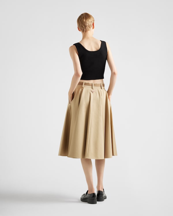 Chino midi-skirt - Cord Chino midi-skirt - Cord