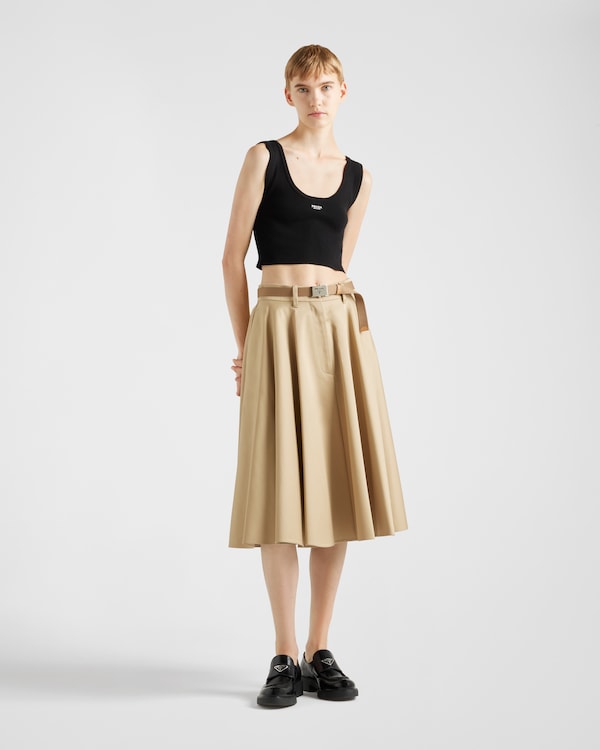 Chino midi-skirt - Cord Chino midi-skirt - Cord