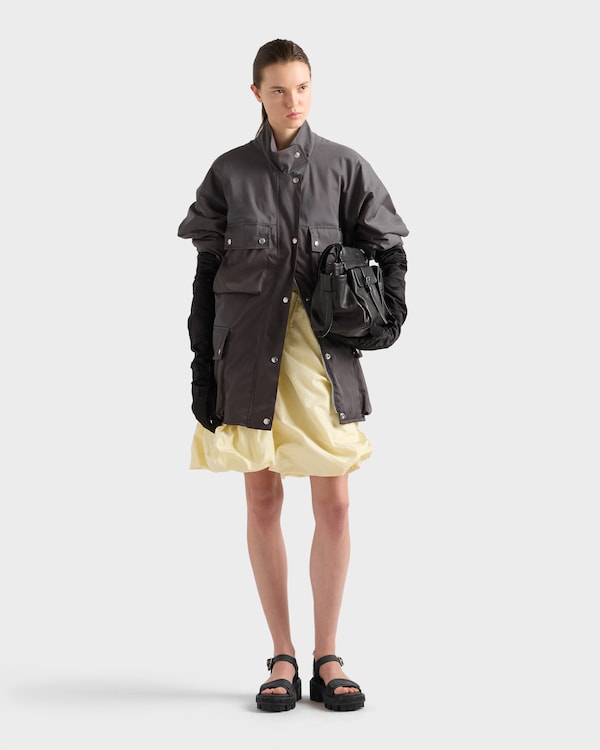 Technical taffeta skirt - Cream Technical taffeta skirt - Cream
