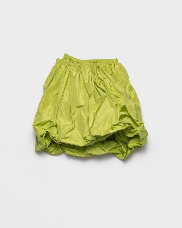 Technical taffeta skirt - Pistachio Green Technical taffeta skirt - Pistachio Green