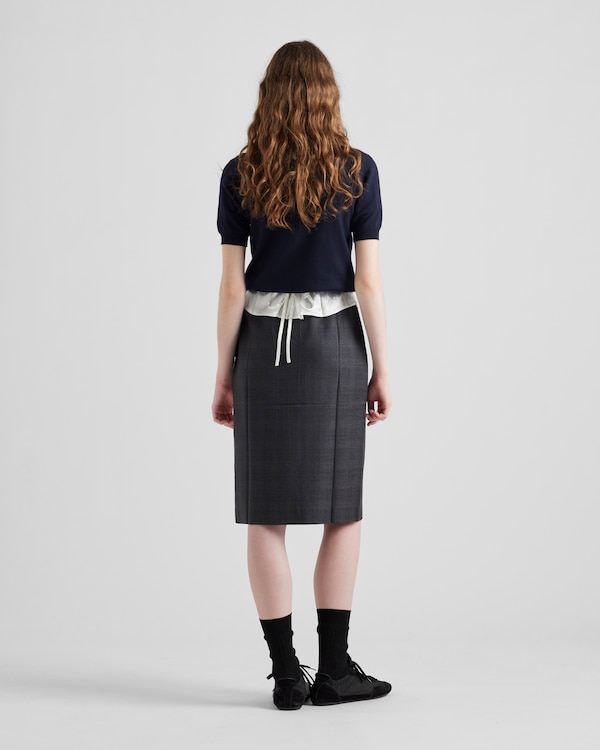 Wool skirt - Anthracite Gray Wool skirt - Anthracite Gray