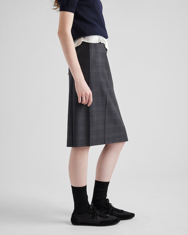 Wool skirt - Anthracite Gray Wool skirt - Anthracite Gray