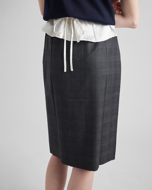 Wool skirt - Anthracite Gray Wool skirt - Anthracite Gray
