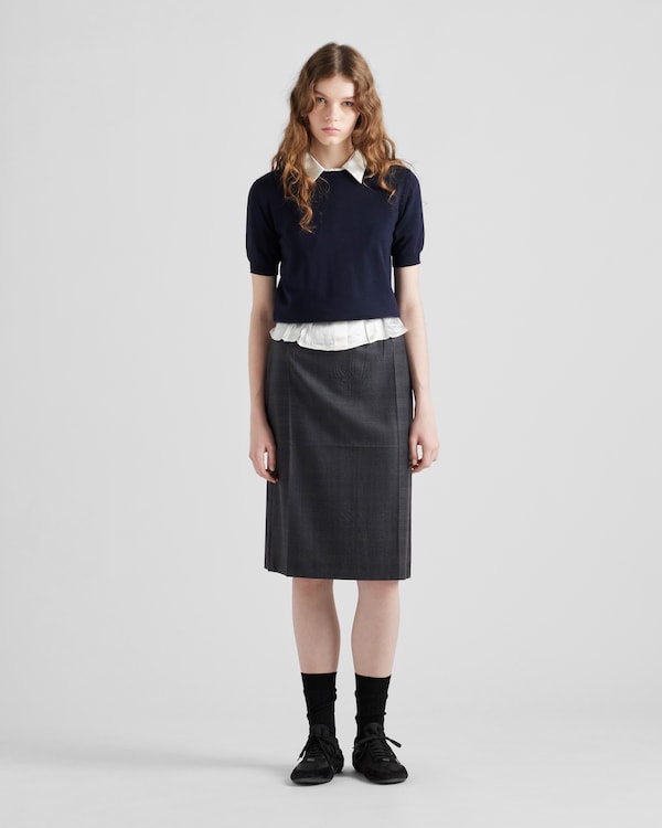 Wool skirt - Anthracite Gray Wool skirt - Anthracite Gray