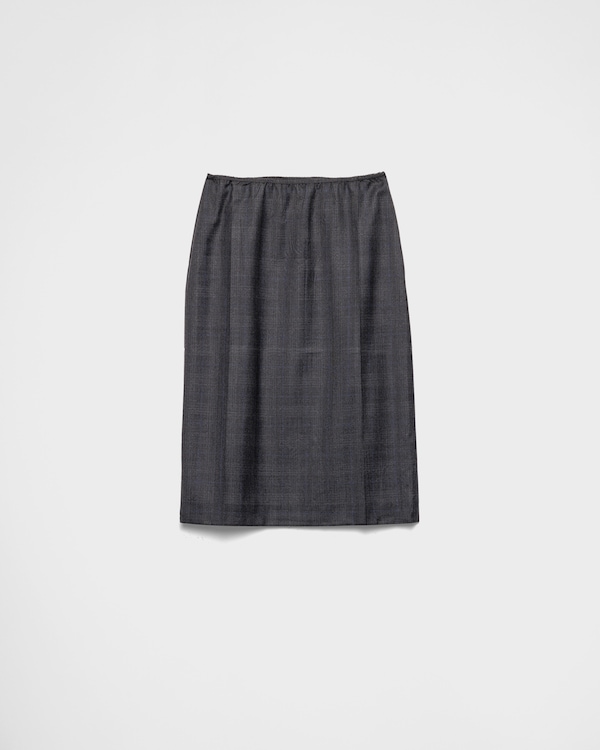 Wool skirt - Anthracite Gray Wool skirt - Anthracite Gray