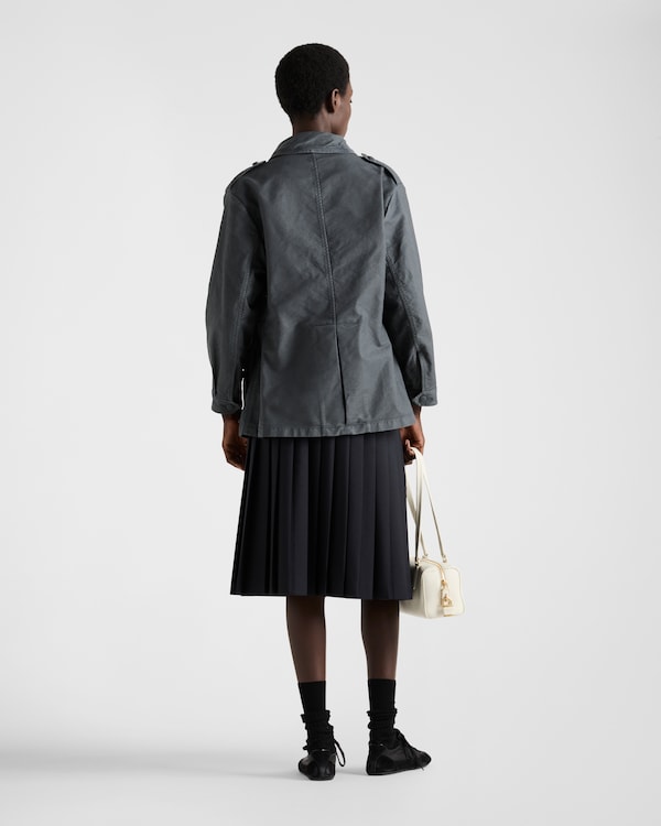 Kid mohair skirt - Navy Kid mohair skirt - Navy