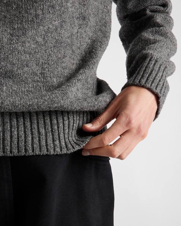Wool and cashmere crew-neck sweater - Grey Wool and cashmere crew-neck sweater - Grey