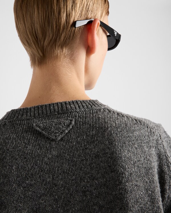 Wool and cashmere crew-neck sweater - Grey Wool and cashmere crew-neck sweater - Grey