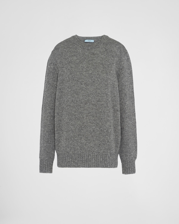 Wool and cashmere crew-neck sweater - Grey Wool and cashmere crew-neck sweater - Grey