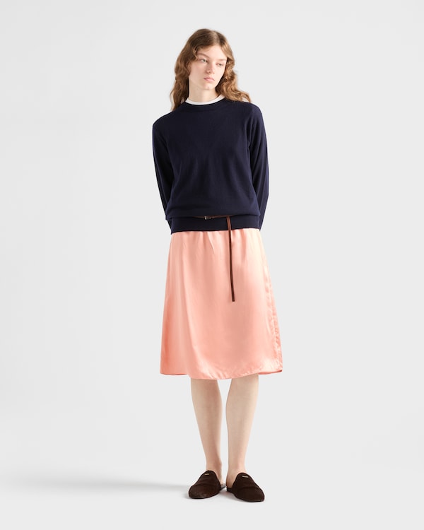 Cashmere crew-neck sweater - Navy Cashmere crew-neck sweater - Navy