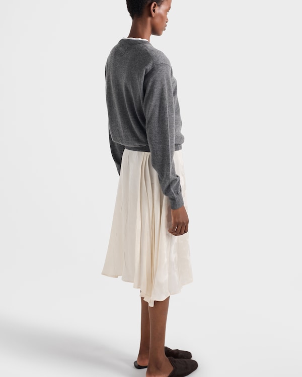 Cashmere crew-neck sweater - Slate Gray Cashmere crew-neck sweater - Slate Gray