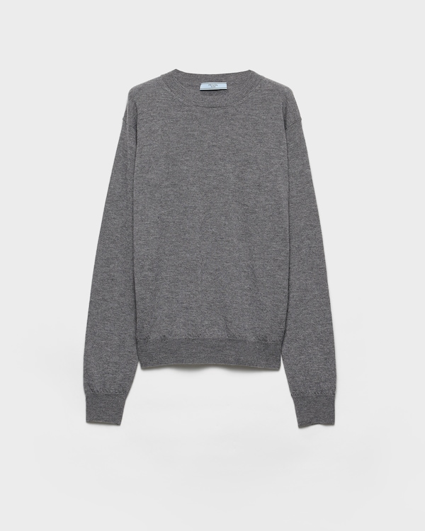 Cashmere crew-neck sweater - Slate Gray Cashmere crew-neck sweater - Slate Gray