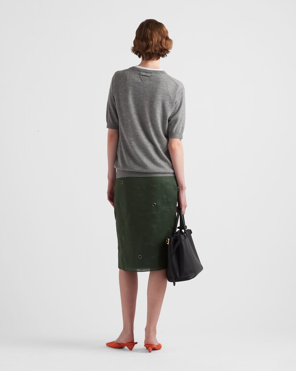 Cashmere crew-neck sweater - Grey Cashmere crew-neck sweater - Grey