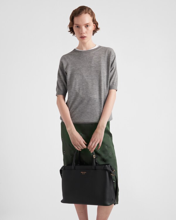 Cashmere crew-neck sweater - Grey Cashmere crew-neck sweater - Grey
