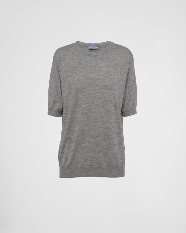 Cashmere crew-neck sweater - Grey Cashmere crew-neck sweater - Grey