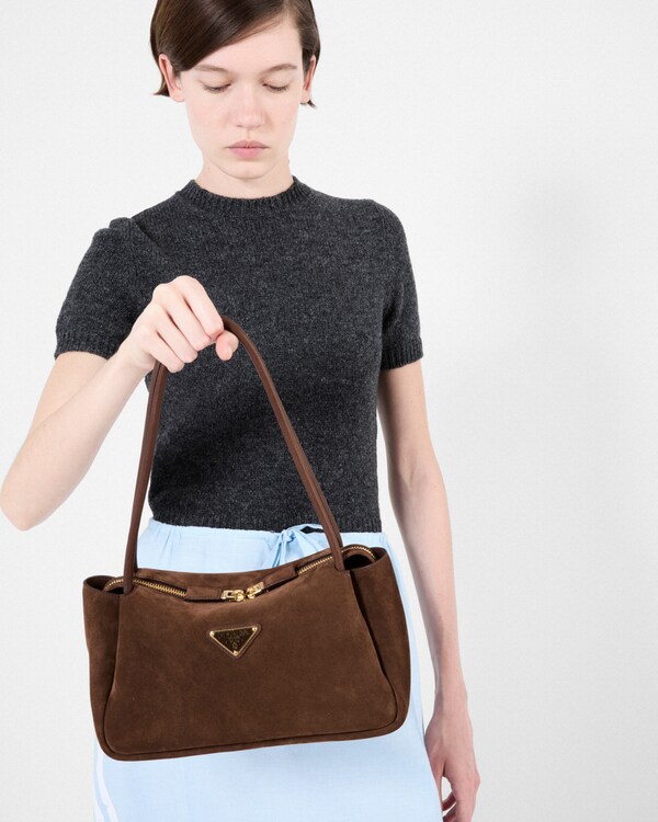 Short-sleeved cashmere sweater - Slate Gray Short-sleeved cashmere sweater - Slate Gray