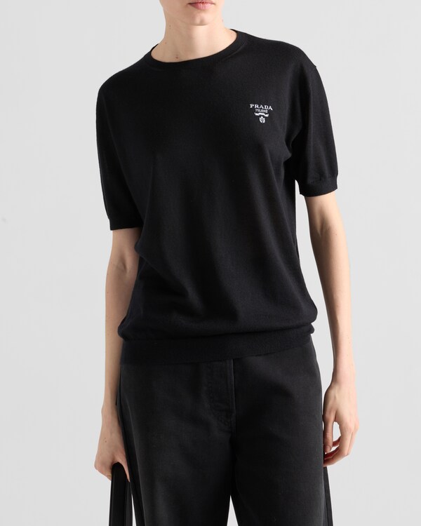 Cashmere crew-neck sweater - Black Cashmere crew-neck sweater - Black
