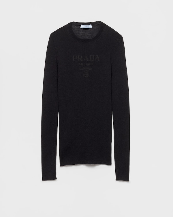 Superfine wool crew-neck sweater - Navy Superfine wool crew-neck sweater - Navy