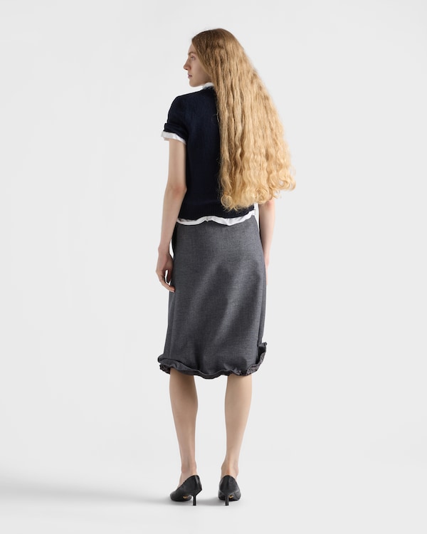 Wool and cashmere crew-neck sweater - Navy Wool and cashmere crew-neck sweater - Navy