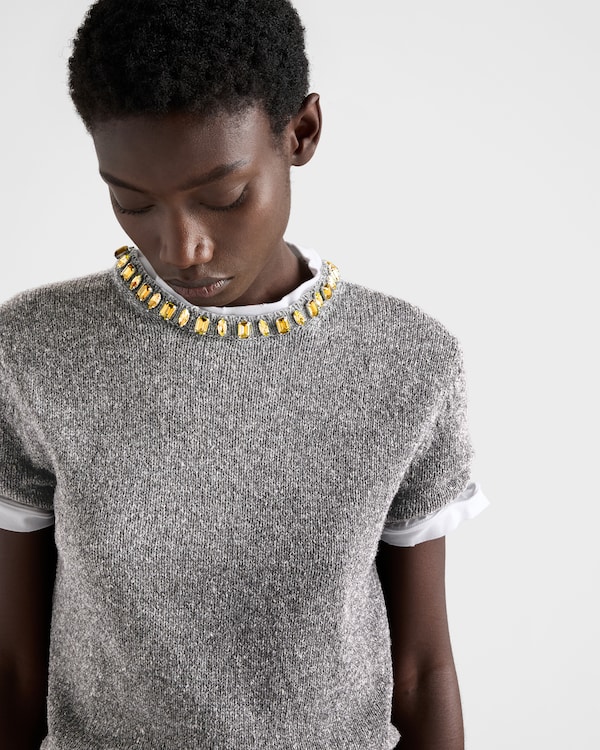 Wool and cashmere crew-neck sweater - Grey Wool and cashmere crew-neck sweater - Grey