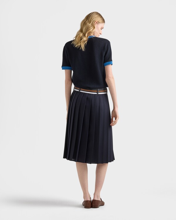 Cashmere crew-neck sweater - Blue/Celeste Cashmere crew-neck sweater - Blue/Celeste