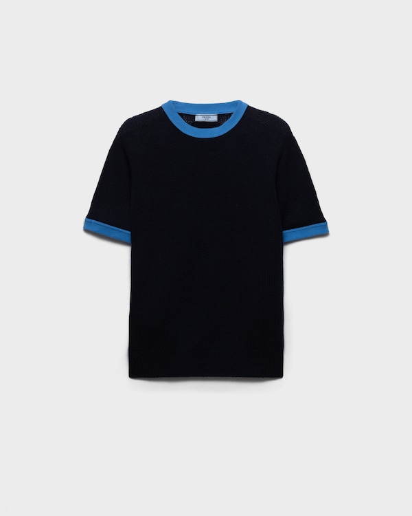 Cashmere crew-neck sweater - Blue/Celeste Cashmere crew-neck sweater - Blue/Celeste