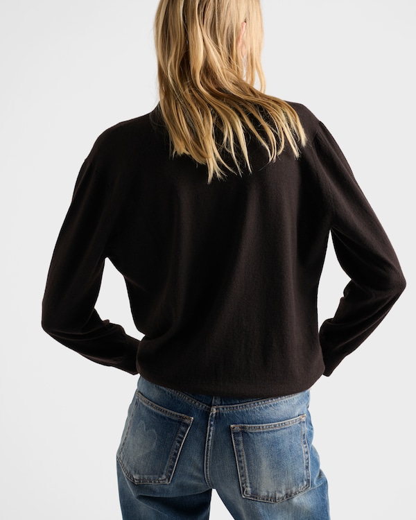 Cashmere cardigan - Dark Brown Cashmere cardigan - Dark Brown