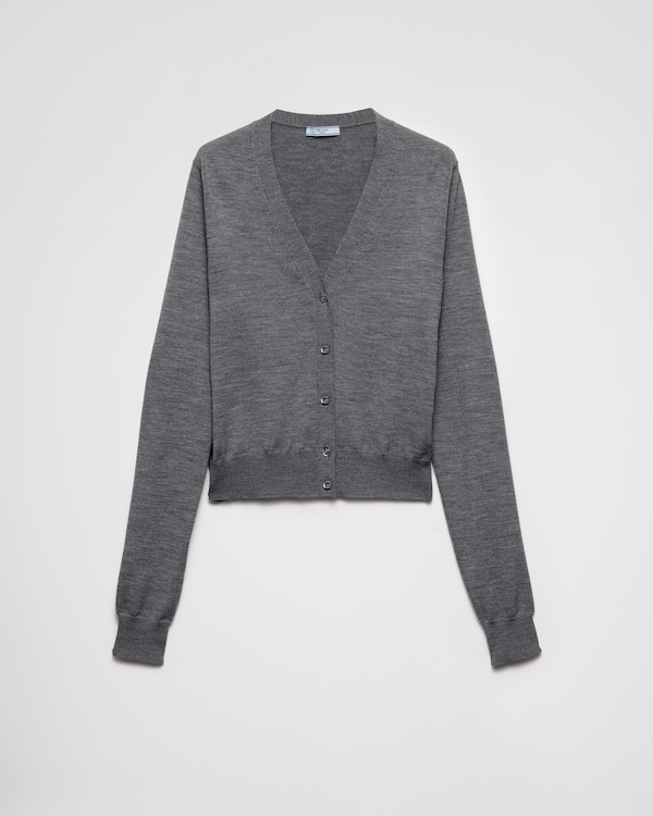 Wool cardigan - Slate Gray Wool cardigan - Slate Gray