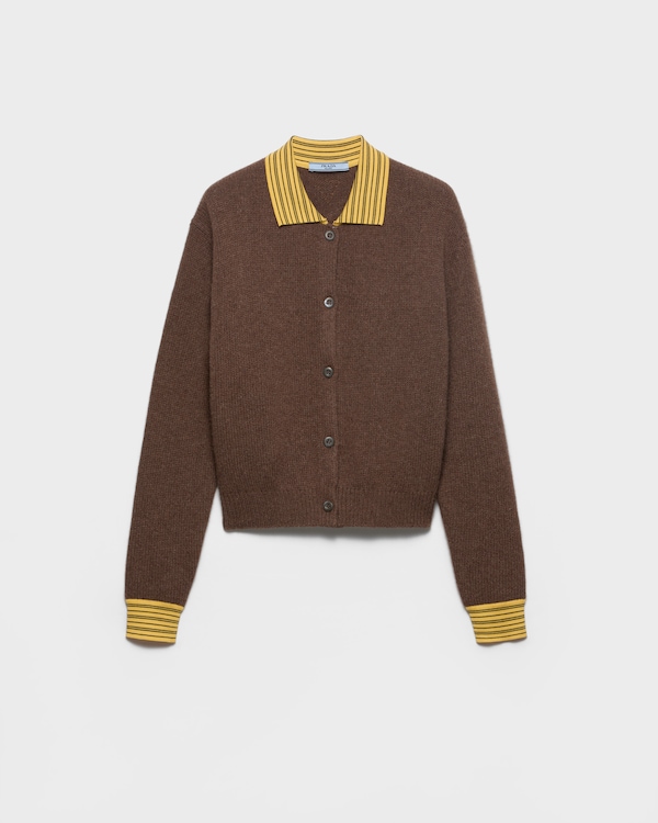 Cashmere cardigan - Cocoa Brown Cashmere cardigan - Cocoa Brown