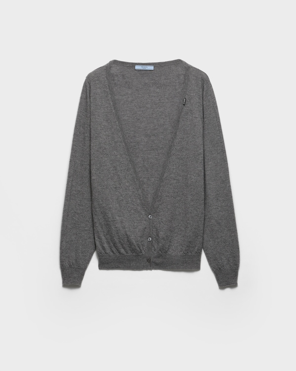 Cashmere cardigan - Slate Gray Cashmere cardigan - Slate Gray