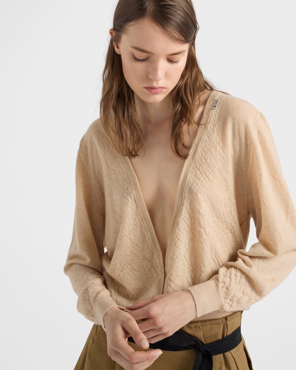 Cashmere cardigan - Desert Beige Cashmere cardigan - Desert Beige