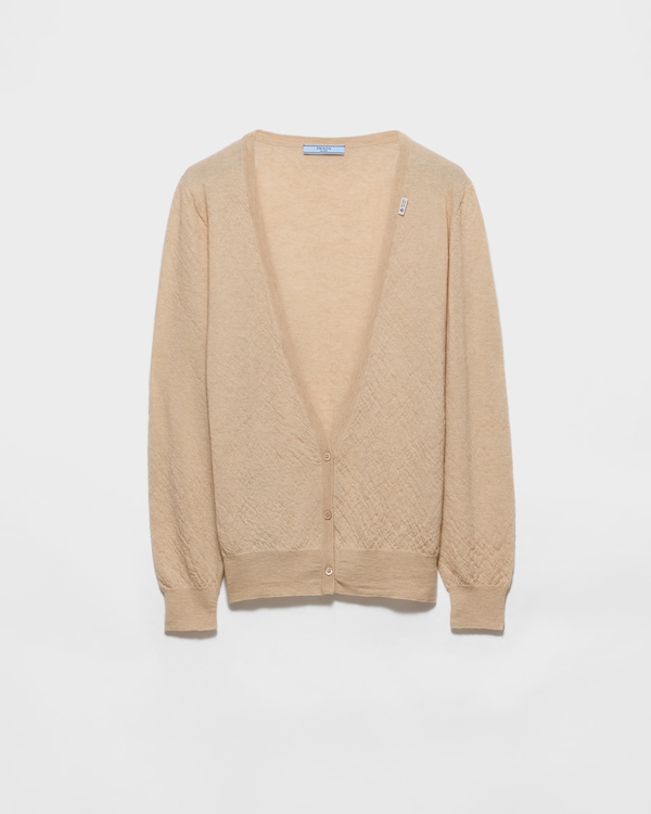 Cashmere cardigan - Desert Beige Cashmere cardigan - Desert Beige