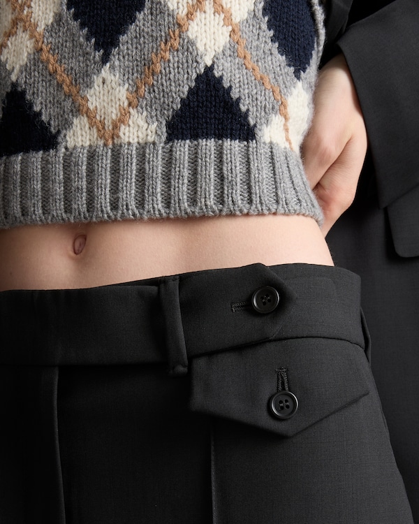 Light wool pants - Black Light wool pants - Black