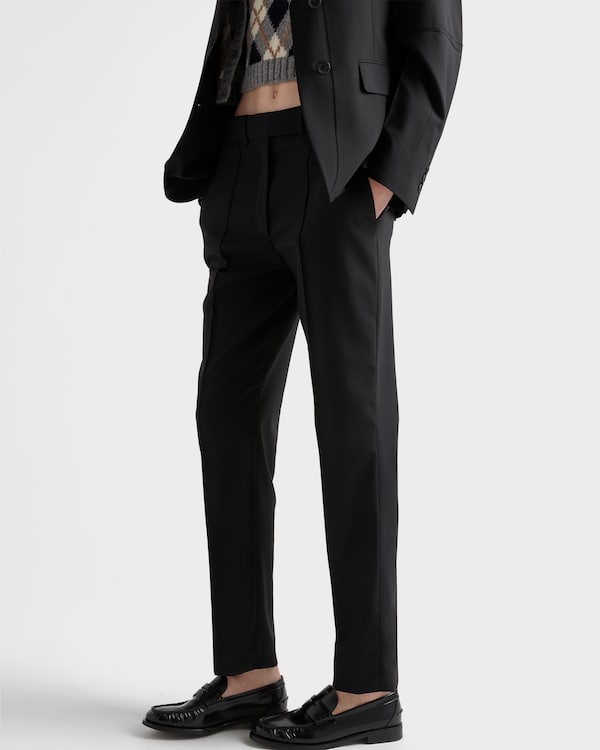 Light wool pants - Black Light wool pants - Black