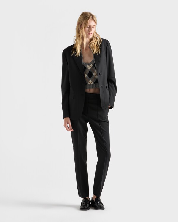 Light wool pants - Black Light wool pants - Black
