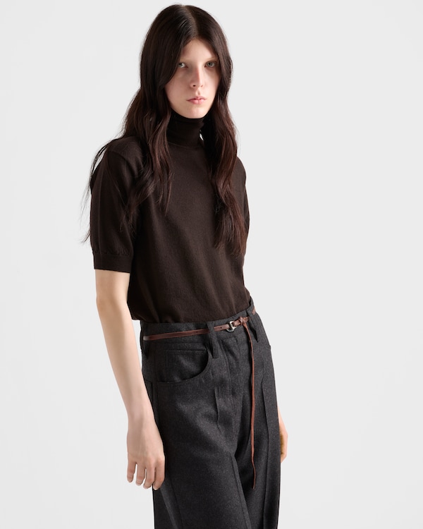 Cashmere turtleneck sweater - Dark Brown Cashmere turtleneck sweater - Dark Brown
