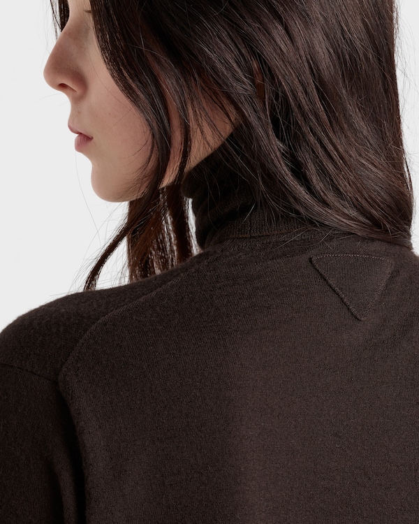 Cashmere turtleneck sweater - Dark Brown Cashmere turtleneck sweater - Dark Brown