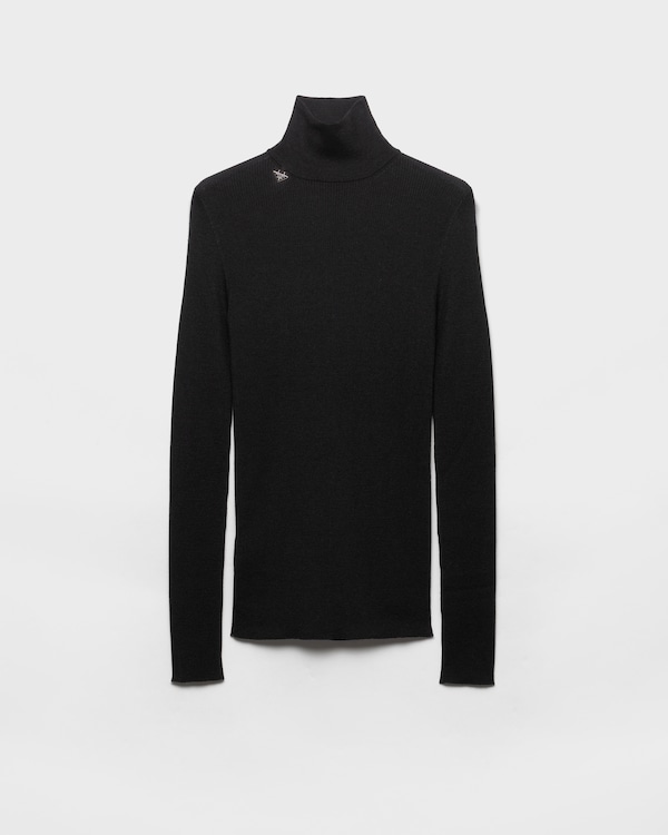 Wool turtleneck - Black Wool turtleneck - Black