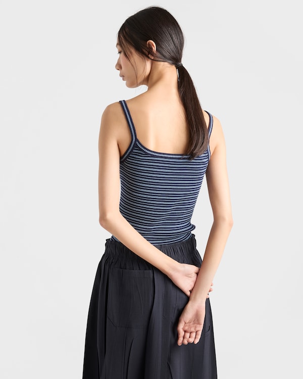 Cotton top - Navy Blue/Light Blue Cotton top - Navy Blue/Light Blue