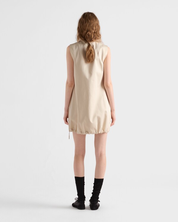 Chino mini-dress - Natural Chino mini-dress - Natural