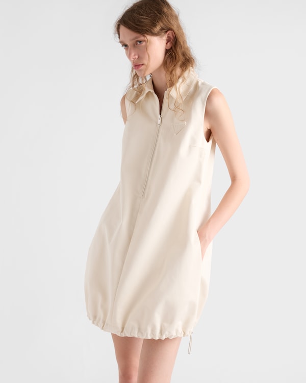 Chino mini-dress - Natural Chino mini-dress - Natural