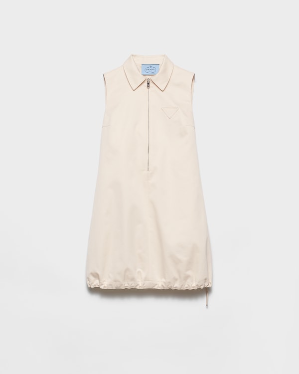 Chino mini-dress - Natural Chino mini-dress - Natural