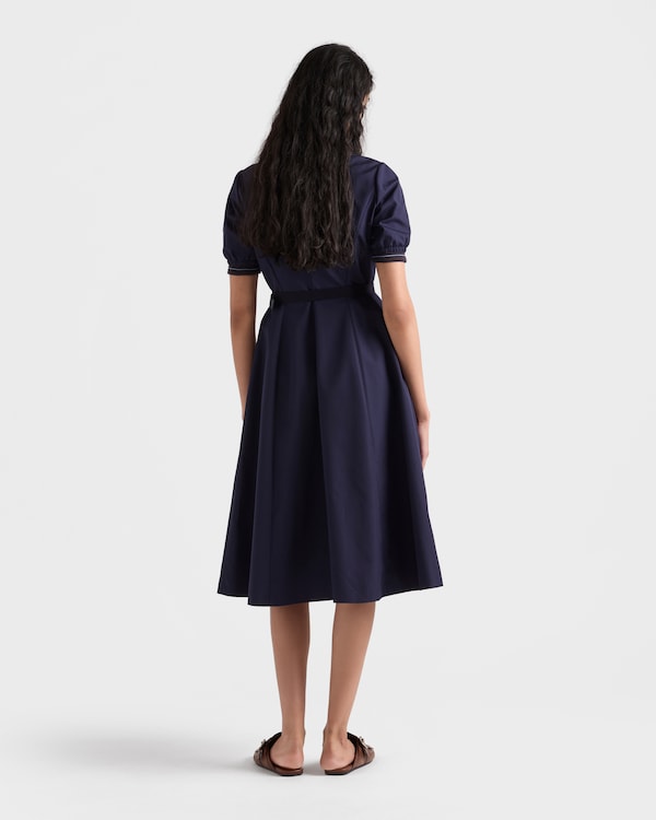 Poplin dress - Navy Poplin dress - Navy