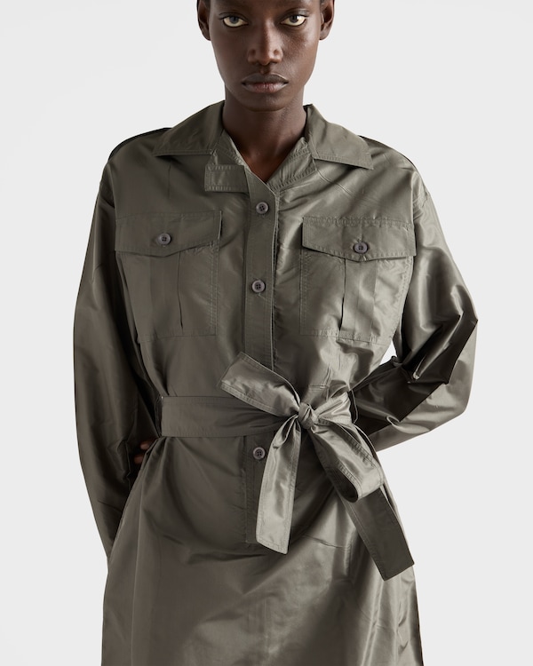 Taffeta dress - Selva Green Taffeta dress - Selva Green
