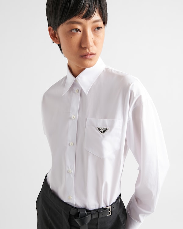 Poplin shirt - White Poplin shirt - White