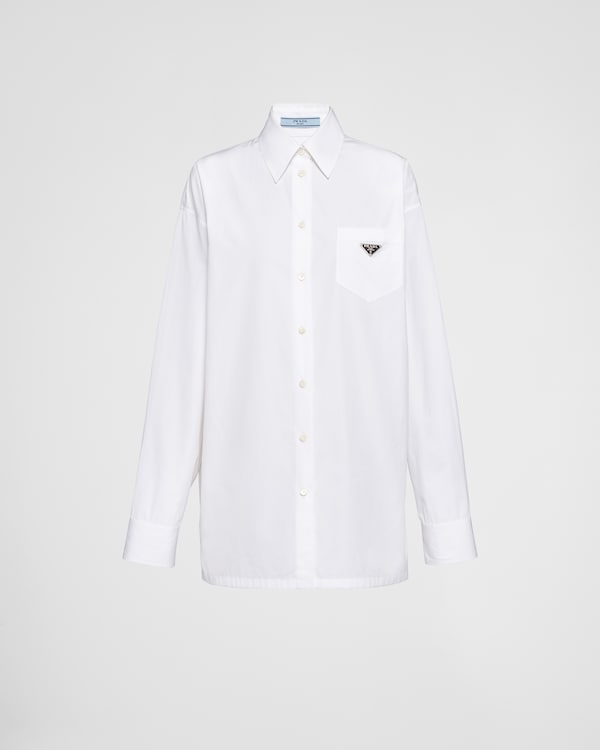 Poplin shirt - White Poplin shirt - White