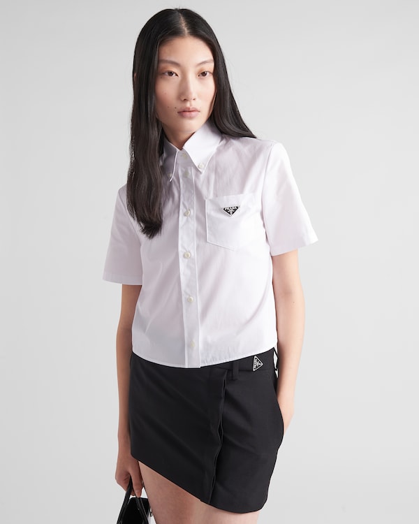 Poplin shirt - White Poplin shirt - White